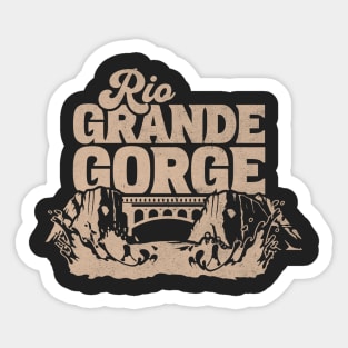 Explore Rio Grande Gorge New Mexico Sticker